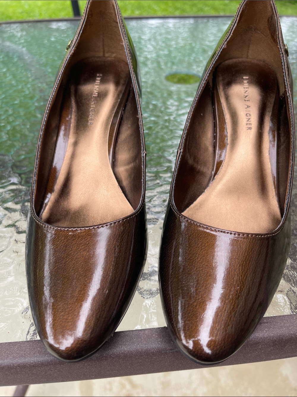 NWOT Etienne Aigner “Haven” Bronze Pumps  9M - Picture 9 of 14